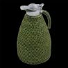 Green rattan thermos 1,5L