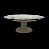 Coupe Service grands oiseaux Escalier de Cristal XIXe D 23,5cm H 9cm