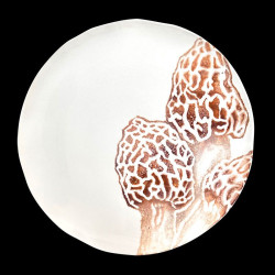 Mushroom Dessert Plate Set for 8