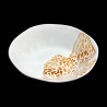 Set assiettes creuses champignon pour 8