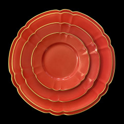 Porcelain Dinner Plate in Green Mozart Collection