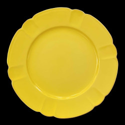 Porcelain Presentation Plate in Lemon Mozart Collection