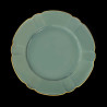 Porcelain Dinner Plate in Celadon Mozart Collection