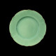 Porcelain Dessert Plate in Green Mozart Collection