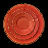 Porcelain Dessert Plate in Turquoise Mozart Collection