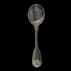 Cuillère à glace CHRISTOFLE métal argenté Modèle COQUILLE VENDOME 13cm Pelle