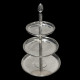 Three-tier silver serving stand from Ladurée – French work