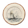 Service hand painted Lepic, Léveillé, Creil & Montereau circa 1889