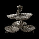 Silver-Plated Seafood Platter, Franco Lapini, Italy, 20th Century