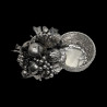 Corbeille ornée de fruits en argent sterling 925 signée Buccellati.