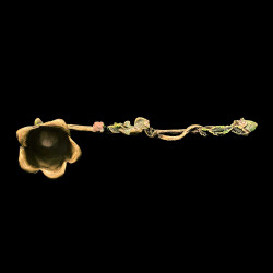 Bordeaux  & Gold candle snuffer