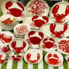 Homard breton Assiette de table 28 cm