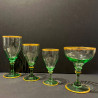 Verre à vin rouge Daum, période Art nouveau, fabrication Nancy, vers 1900