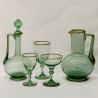 Carafe à vin Daum, période Art Nouveau, fabrication Nancy, vers 1900