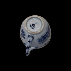 Tasse à café et sous-tasse Japon Creil & Montereau