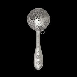 Sterling silver star rattle