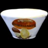 Majolica porcini mushroom bowl