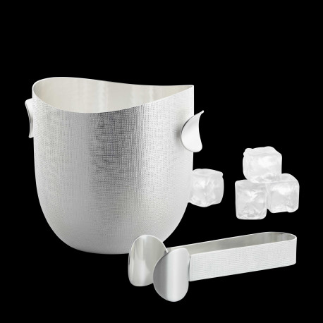 Small "Horizons" silver plated ice bucket
