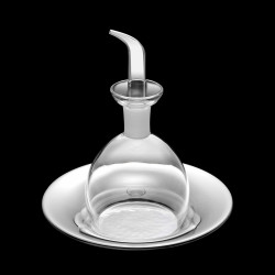 Huilier grand cru en métal et verre