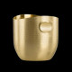 Small gilded brass "Horizons" ice bucket