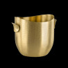 Small gilded brass "Horizons" ice bucket