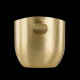 Small gilded brass "Horizons" ice bucket