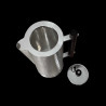 Cafetière en métal argenté Frisson