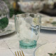 Verre à eau acrylique Lune vert clair