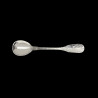 Salt cellar spoon in hammered sterling silver