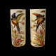 Pair of hand-painted faience vases, Creil & Montereau, circa 1876–1884