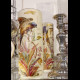 Rare paire de vases en faïence fine, Manufacture Creil & Montereau, vers 1876-1884