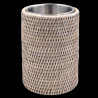 White rattan wine cooler