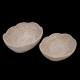 Small white rattan basket