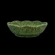 Small green rattan basket