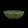 Small green rattan basket