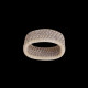 6 rattan napkin rings