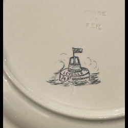 Service hand painted Lepic, Léveillé, Creil & Montereau circa 1889