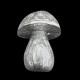 Pair of Salt & pepper shakers Pewter Mushrooms