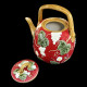 Majolica red Tea Pot "George Sand"