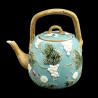 Théière faïence turquoise "George Sand"