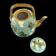 Théière faïence turquoise "George Sand"