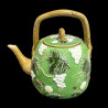 Majolica green Tea Pot "George Sand"