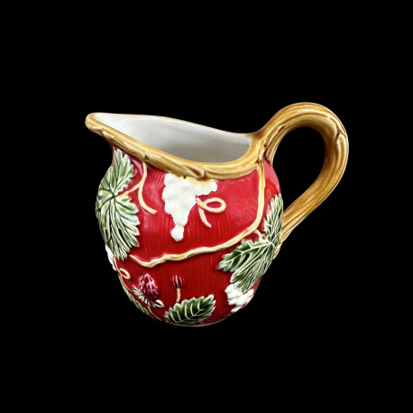 Majolica red Milk Jug "George Sand"