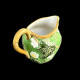 Pot à lait faïence verte "George Sand"