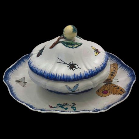 Bracquemond Butterfly & Yellow Bellflower plate D 24,5 cm