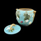 Majolica turquoise Sugar Pot "George Sand"