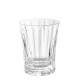 Verre à whisky en cristal taillé