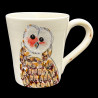 Majolica Owl Mug