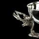 Silver plated lobster presentation bowl
