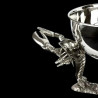 Coupe homard métal argenté